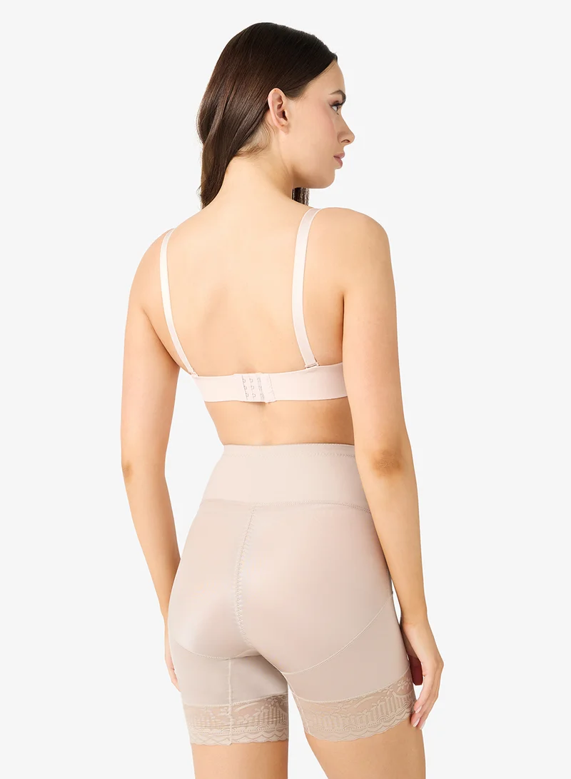 Ginger  2PC High Waist Tummy Control Shapewear with Lace Trim for Women | Best Price UAE